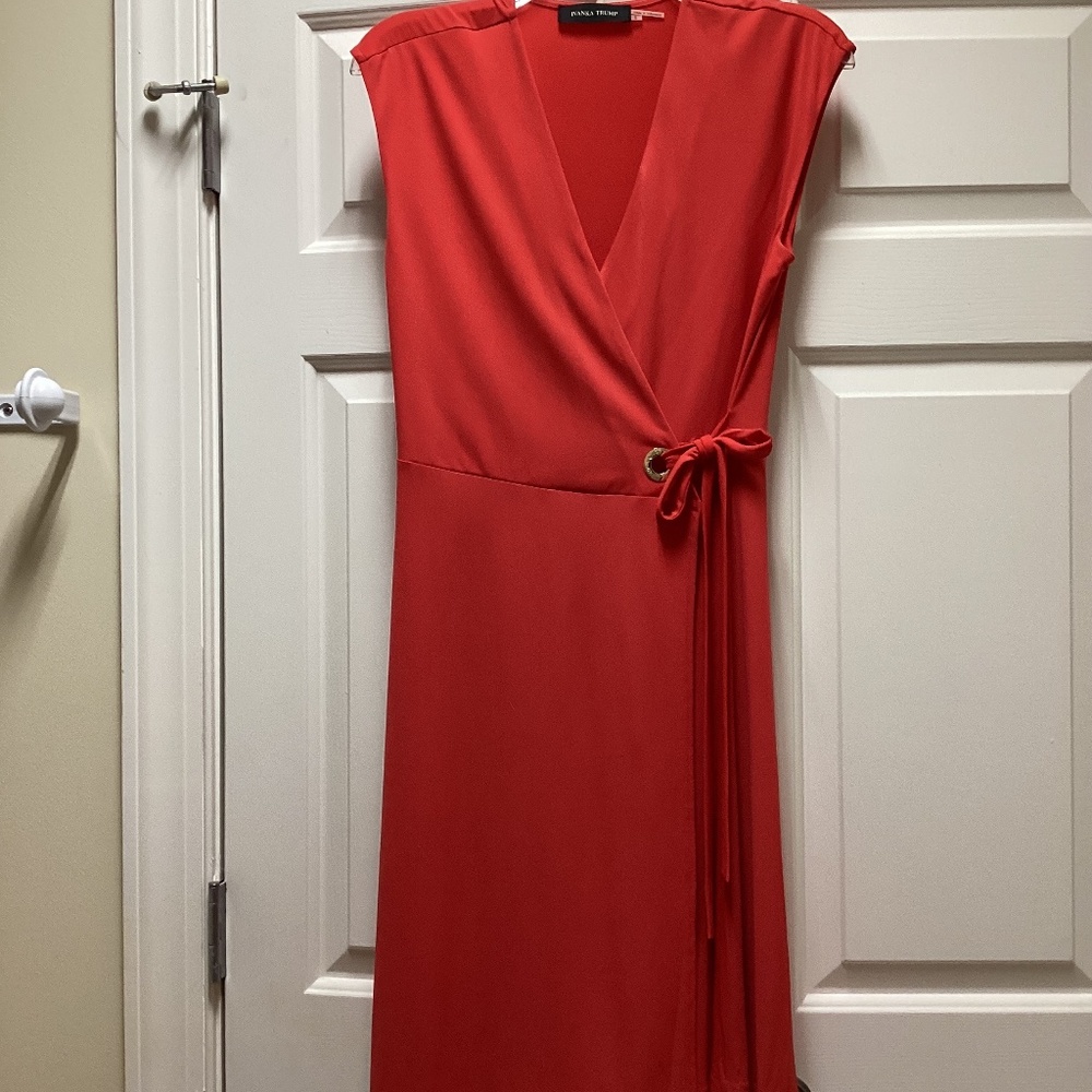 Ivanka Trump faux wrap dress